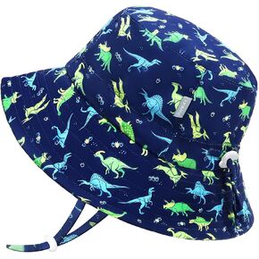 UPF 50+ Baby Sun hat Baby Bucket hat with Strings Summer Sun Protection Infant Sun hat for Kids