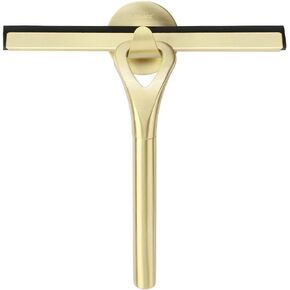 Stainless Steel Shower Squeegees All-Purpose Mirror/Window/Glass Wiper Scraper Golden Shower Squeegee