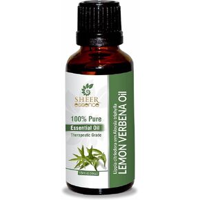 Lemon Verbena Oil (Lippia Citriodora Syn Aloysia Triphylla) Essential Oil 100% Pure Natural Undiluted Uncut Therapeutic Grade Oil 0.51 Fl.OZ