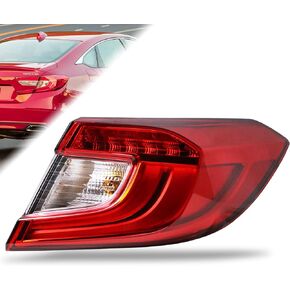 Tail Light Compatible With 2018-2022 Honda Accord Sedan Outer Right Passenger Side Replace:33550TVAA01