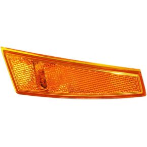 For 2008-2012 Jeep Liberty Pair Driver and Passenger Side Turn Signal/Side Marker Light With Bulbs DOT Certified Included CH2550129 CH2551129 - Replaces 57010213AC 57010214AC