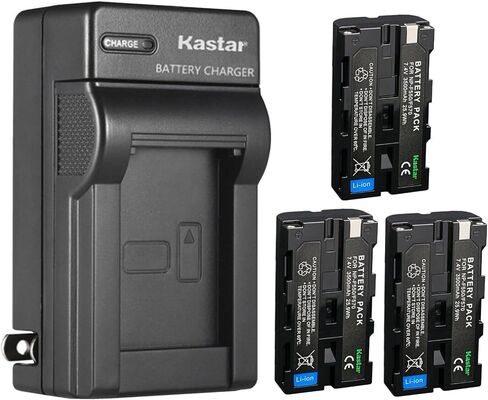 استبدال بطارية Kastar المكونة من 3 قطع وشاحن حائط تيار متردد لشاشة Came-TV الميدانية، وشاشة LED الميدانية Bestview، وشاشة Atomos Ninja، وشاشة LifThor الميدانية، وشاشة Elvid OnCamera، وشاشة iKan LCD الميدانية in Kuwait