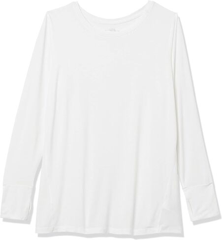 Amazon Essentials Women's Studio Relaxed-Fit Long-Sleeve T-Shirt (Available in Plus Size) in Saudi Arabia