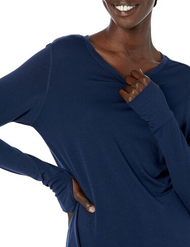 Amazon Essentials Women's Studio Relaxed-Fit Long-Sleeve T-Shirt (Available in Plus Size) in Saudi Arabia
