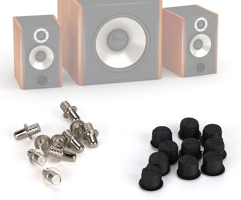 10 Pairs Snap Fastener Metal Speaker Grill Guides Speaker Fixing Button Speaker Fasteners Speaker Snap Fastener Sound Box Mesh Cover Frame Speaker Body Snap Fastener in Saudi Arabia