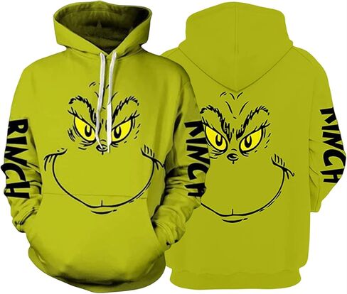 Unisex 3D Print Stylish Hoodies Christmas Funny Casual Pullover Christmas Hoodie Sweatshirt Couples Men Women in Saudi Arabia