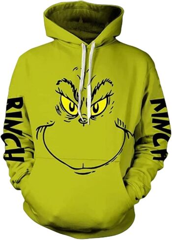 Unisex 3D Print Stylish Hoodies Christmas Funny Casual Pullover Christmas Hoodie Sweatshirt Couples Men Women in Saudi Arabia