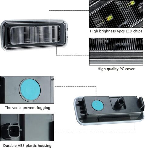 إضاءة سرير LED لسرير الشاحنة متوافقة مع Toyota Tacoma 2020-2023، استبدل OE PT857-35200 مصابيح شحن صندوق السيارة، سهلة التركيب للغاية in Kuwait