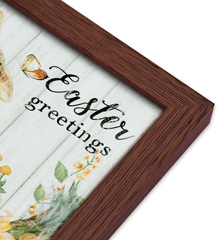مجموعة إطارات ArtbyHannah مقاس 10x10 مكونة من 4 قطع، مجموعة إطارات صور مربعة بنية للتركيب على الحائط، إطارات ملصقات للصور (بما في ذلك مطبوعات إضافية بدون حصيرة) in Kuwait