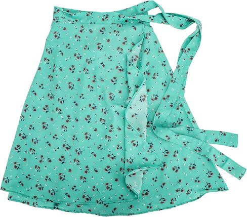 by Thrive Ethical Fashion Womens Handcrafted Above-The-Knee Adjustable Tie Wrap Skirt, Covers Up to 50 Inches in Saudi Arabia
