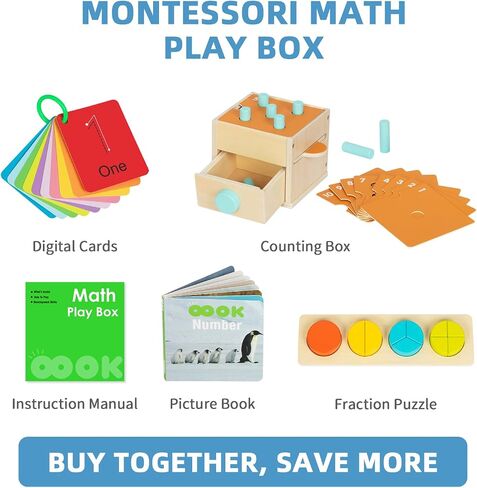 4 in 1 Montessori Set Alphabet Learning Toys Includes Wooden Letters Practicing Board, Spelling Games with Flash Cards, Alphabet Book, and Alphabet Puzzle, Educational Toys for 3 4 5 Year Old in Saudi Arabia