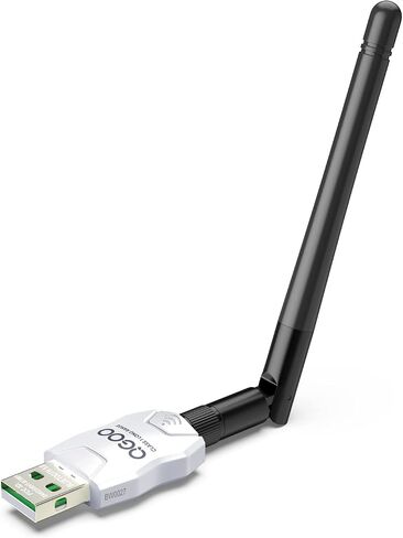 محول بلوتوث طويل المدى من الفئة 1 للكمبيوتر الشخصي، محول بلوتوث USB QGOO للكمبيوتر الشخصي 5.3+EDR، جهاز استقبال بلوتوث دونجل يدعم Windows10/8.1/8/7 (أبيض-237) in Saudi Arabia
