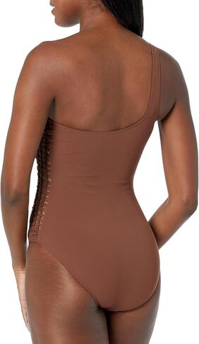 Profile by Gottex Women's Standard Iota Shoulder Ruffle One Piece in Kuwait