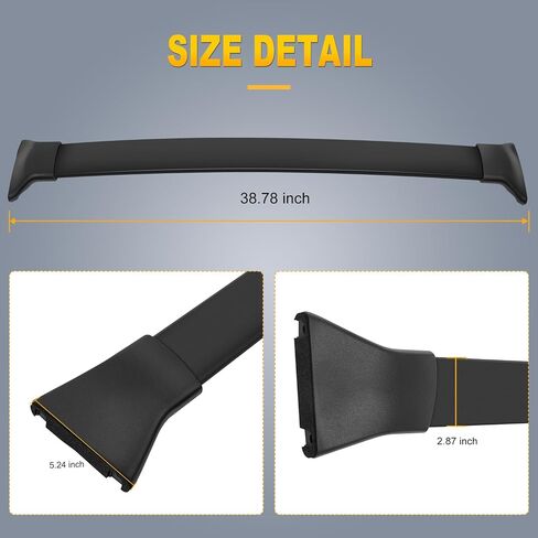 OCPTY Roof Rack Cross Bars Fit for Mazda CX-3 2016 2017 2018 2019 Cargo Bars for Cargo Carrier Bag Luggage Kayak Canoe Bike Snowboard Skiboard in Saudi Arabia