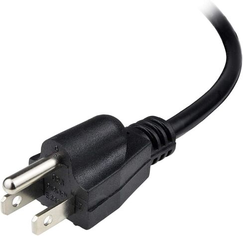 6ft 18 Gauge 3 Prong Heavy Duty Replacement Power Supply Cord Cable 110V 115V 120V Pigtail for Universal AC Appliance, NEMA 5-15 Plug US SJT 18AWG (10A) in Saudi Arabia