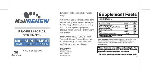 NailRENEW Daily Nail Supplement - Professional Strength Biotin/Vitamin Blend, 30 Capsules in Saudi Arabia