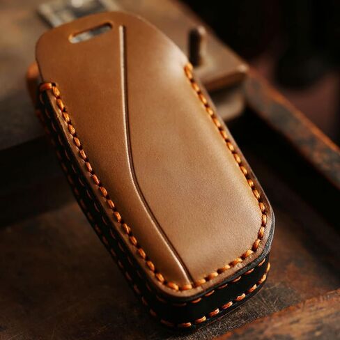 غطاء مفتاح جديد من الجلد من EASYANT لسيارة BMW i7 X7 xi 7 Series لعام 2023 متوافق مع حافظة مفاتيح BMW الجديدة باللون الأسود in Kuwait