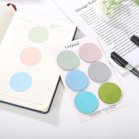 600 قطعة من الملاحظات اللاصقة الشفافة، أعلام صفحة شفافة مربعة الشكل لطيفة مستديرة الزاوية، ملاحظات لاصقة مستديرة شفافة، ملصقات علامات الكتب، ملحقات المخطط، لوازم مكتب دراسة الكتاب المقدس in Kuwait