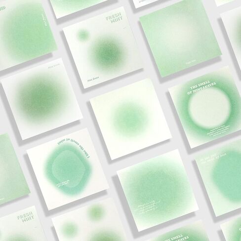 مذكرة فارغة غير لاصقة، مذكرة منحدر متدرج معكرون، 10 تصميمات فريدة مختلفة، ورق أوريغامي مكعب غير لاصق لمستلزمات مكتب الدراسة بدون لاصق هدية، 400 ورقة/حزمة (أخضر) in Saudi Arabia