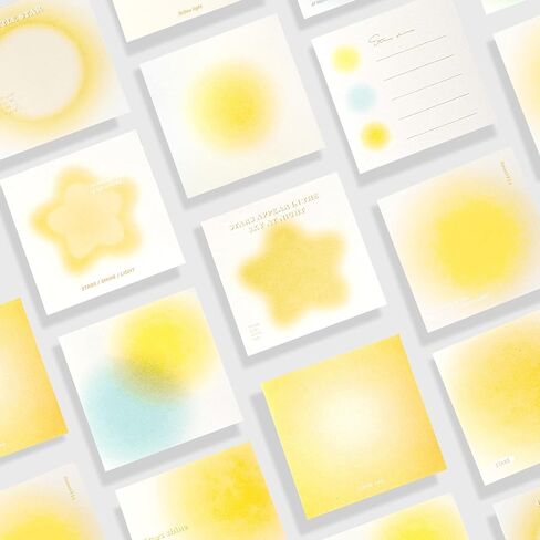 مذكرة فارغة غير لاصقة، مذكرة منحدر متدرج معكرون، 10 تصميمات فريدة مختلفة، ورق أوريغامي مكعب غير لاصق لمستلزمات مكتب الدراسة بدون لاصق هدية، 400 ورقة/حزمة (أخضر) in Kuwait