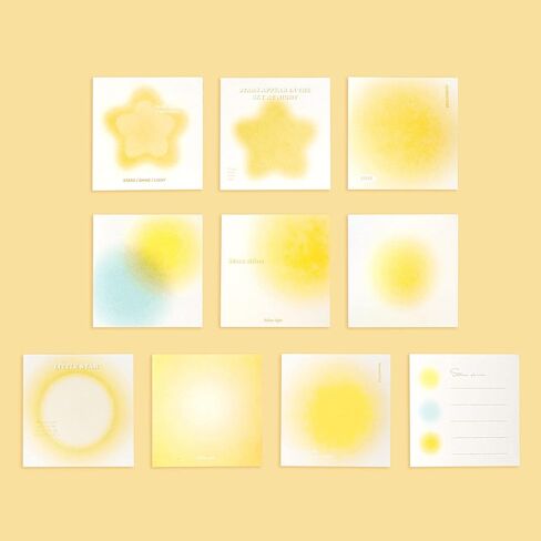 مذكرة فارغة غير لاصقة، مذكرة منحدر متدرج معكرون، 10 تصميمات فريدة مختلفة، ورق أوريغامي مكعب غير لاصق لمستلزمات مكتب الدراسة بدون لاصق هدية، 400 ورقة/حزمة (أخضر) in Kuwait