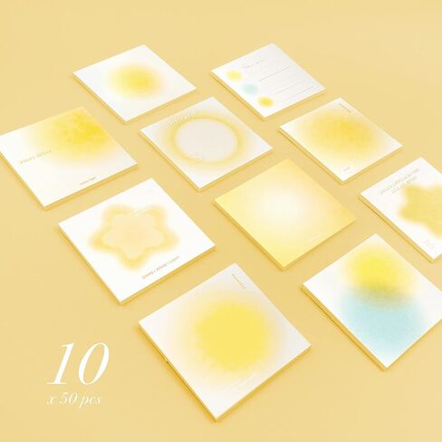 مذكرة فارغة غير لاصقة، مذكرة منحدر متدرج معكرون، 10 تصميمات فريدة مختلفة، ورق أوريغامي مكعب غير لاصق لمستلزمات مكتب الدراسة بدون لاصق هدية، 400 ورقة/حزمة (أخضر) in Kuwait