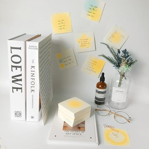 مذكرة فارغة غير لاصقة، مذكرة منحدر متدرج معكرون، 10 تصميمات فريدة مختلفة، ورق أوريغامي مكعب غير لاصق لمستلزمات مكتب الدراسة بدون لاصق هدية، 400 ورقة/حزمة (أخضر) in Kuwait