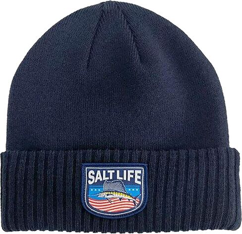 Salt Life Freedom Sail Beanie, Navy, OSFM in Saudi Arabia