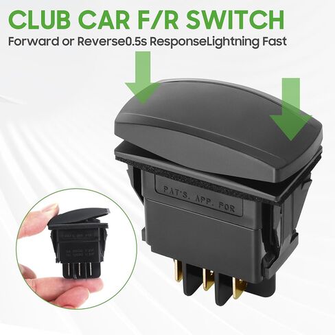 10L0L Golf Cart Forward Reverse Switch for Club Car DS/Onward/Tempo/Precedent(1996-up) Replacement Part,Forward Reverse FWD REV Switch 48V 101856001 101856002 in Saudi Arabia