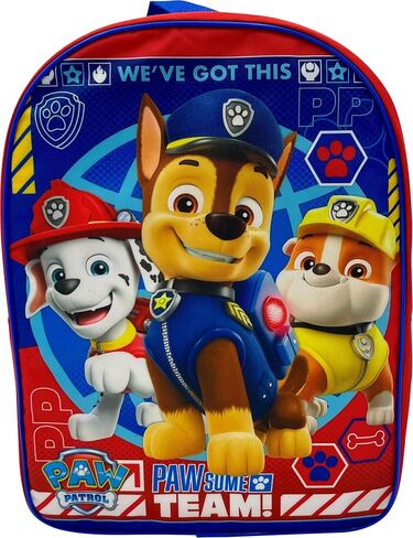 Ruz Paw Patrol Kid's Licensed 15 Inch School Bag Backpack (Friendship Fun - Boy), Large in Saudi Arabia