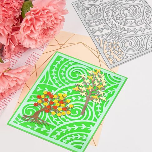 3 قطع من قوالب القطع لصنع البطاقات، إطار مجوف من FineGood يمكنك صنعه بنفسك من قوالب استنسل منقوشة معدنية لتزيين سجل القصاصات الورقية للألبوم in Kuwait