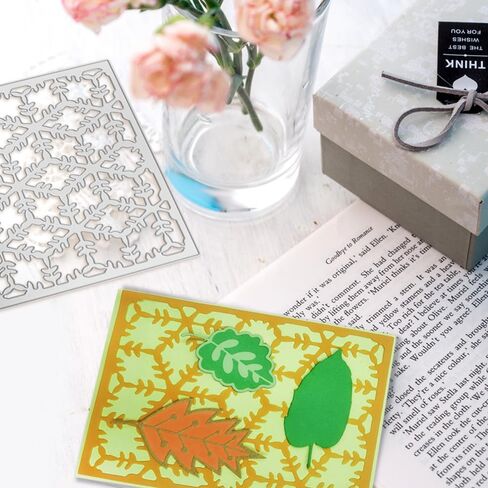 3 قطع من قوالب القطع لصنع البطاقات، إطار مجوف من FineGood يمكنك صنعه بنفسك من قوالب استنسل منقوشة معدنية لتزيين سجل القصاصات الورقية للألبوم in Kuwait