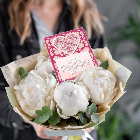 3 قطع من قوالب القطع لصنع البطاقات، إطار مجوف من FineGood يمكنك صنعه بنفسك من قوالب استنسل منقوشة معدنية لتزيين سجل القصاصات الورقية للألبوم in Kuwait