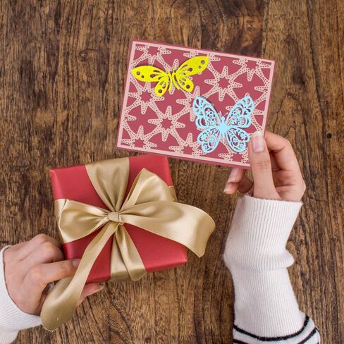 3 قطع من قوالب القطع لصنع البطاقات، إطار مجوف من FineGood يمكنك صنعه بنفسك من قوالب استنسل منقوشة معدنية لتزيين سجل القصاصات الورقية للألبوم in Kuwait