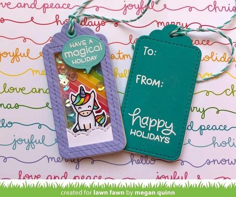 Lawn Fawn Clear Stamps 4"X6"-Say What? Christmas Critters -LF1778 in Saudi Arabia