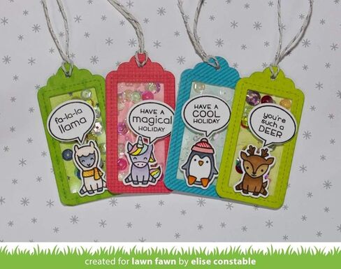 Lawn Fawn Clear Stamps 4"X6"-Say What? Christmas Critters -LF1778 in Saudi Arabia