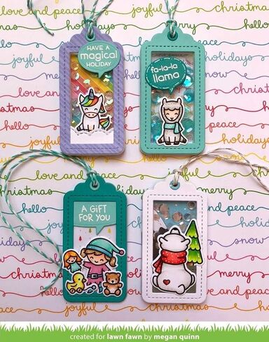 Lawn Fawn Clear Stamps 4"X6"-Say What? Christmas Critters -LF1778 in Saudi Arabia