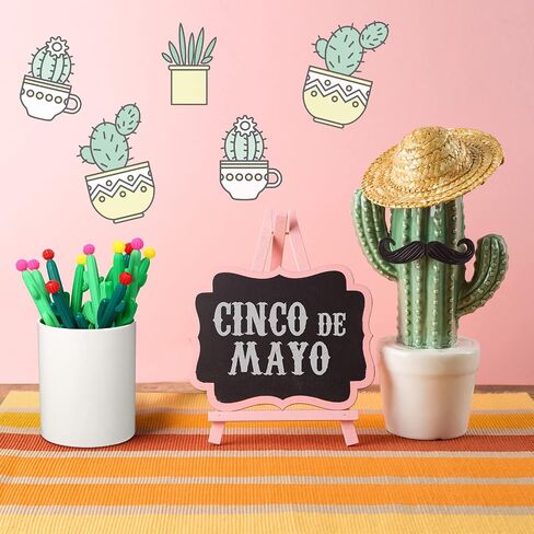 36 Pack Cactus Shaped Roller Pens Novelty Cactus Plant Gel Ink Pens Cactus Shaped Ballpoint Black Cactus Gel Ink Rollerball Pen with Flower for Summer School Home Office Supplies Gift, 3 Colors in Saudi Arabia