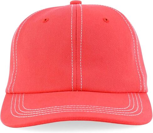 Trendy Apparel Shop XXL Oversize Unstructured Washed Cotton Ball Cap with White Stitching in Kuwait