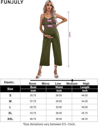 جمبسوت صيفي كاجوال للحوامل برقبة على شكل حرف V وكشكشة عالية الخصر وفضفاض من أجل التقاط الصور لاستحمام الطفل in Kuwait