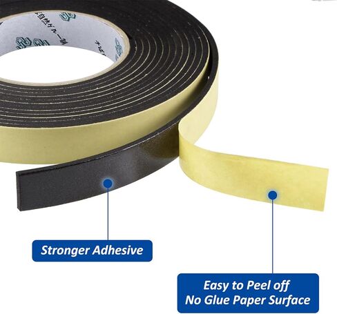 Car Speaker Sealing Tape - Foam Grip Tape,Soundproofing Waterproofing Insulation Foam Gasket Tape,2mm Thick-10mm Width-33Ft in Kuwait