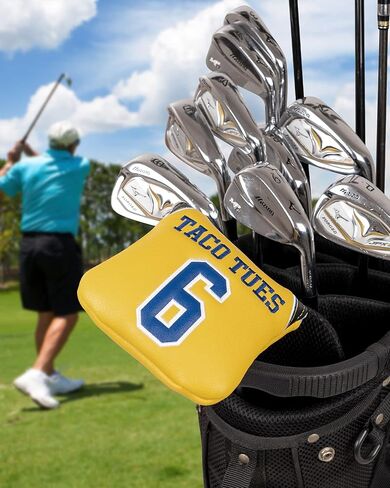 غطاء مضرب الجولف ذو الأسنان الكبيرة، غطاء رأس مضرب المطرقة، أغطية رأس مضرب الجولف لمضارب سكوتي كاميرون أوديسي تايلورميد سبايدر (رقم 6) in Kuwait