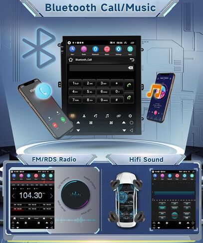 Android Car Stereo Radio for Lexus IS250 2006-2012 Carplay, 2G+64G Rimoody 9.7 Inch Touch Screen GPS Navigation Bluetooth FM HiFi WiFi Mirror Link Android Auto Backup Camera in Saudi Arabia