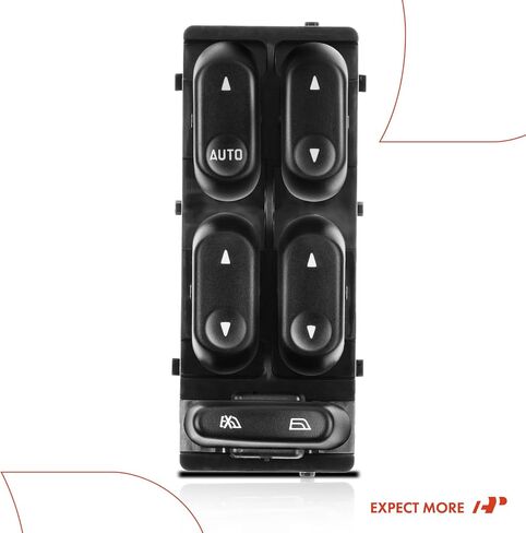 مفتاح نافذة رئيسي لجانب السائق الأمامي A-Premium متوافق مع موديلات Ford & Mercury - F250 F350 Super Duty 2005-2007، Explorer 2004-2005، Mountaineer 2004-2005، استبدال # 4L2Z14529AAA، 387327 in Saudi Arabia