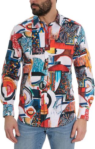 Robert Graham Men's Seldwell Long Sleeve Woven Shirt in Saudi Arabia
