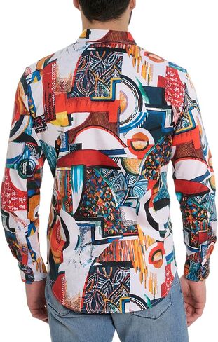 Robert Graham Men's Seldwell Long Sleeve Woven Shirt in Saudi Arabia