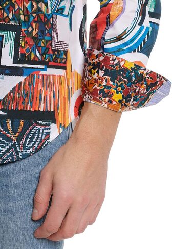 Robert Graham Men's Seldwell Long Sleeve Woven Shirt in Saudi Arabia