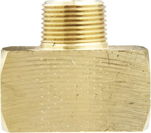 Anderson Metals-06131-02 Brass Pipe Fitting, Barstock Tee, 1/8" Female Pipe x 1/8" Female Pipe x 1/8" Male Pipe in Saudi Arabia