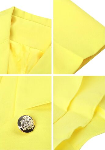 WIWIQS Women's Open Front Long Sleeve Work Office Jackets Blazer Lightweight Solid Color Slim Fit Blazers in Kuwait
