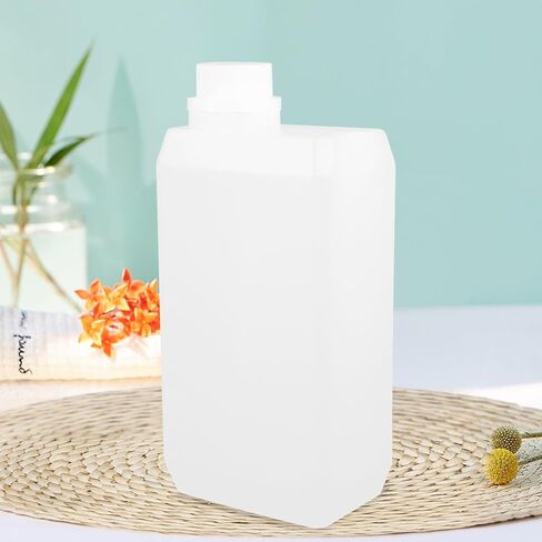 ULTECHNOVO Hdpe زجاجة جانبية زجاجات بلاستيكية فارغة، أباريق جالون فارغة، أباريق شراب بلاستيكية، 1 لتر، إبريق بلاستيكي، حاوية حليب بلاستيكية، أباريق بلاستيكية فارغة، أباريق مياه بلاستيكية، علبة فارغة للسيارة البيضاء in Kuwait